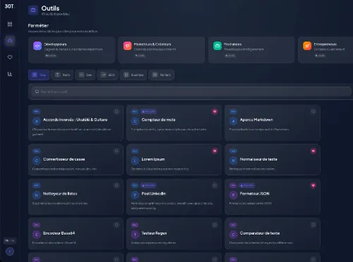 30T.app - SaaS de micro-tâches : entrepreneurs gagnent 5h/semaine en externalisant les tâches répétitives.
