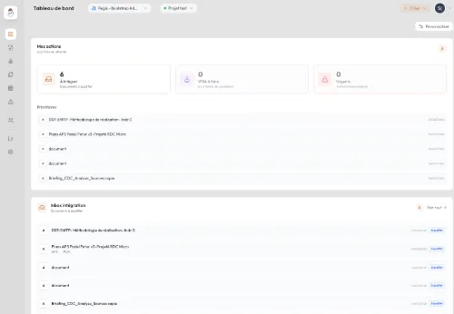 Régis - GED BTP : PME gagne 70% de temps admin grâce à la centralisation documentaire et workflows automatisés.